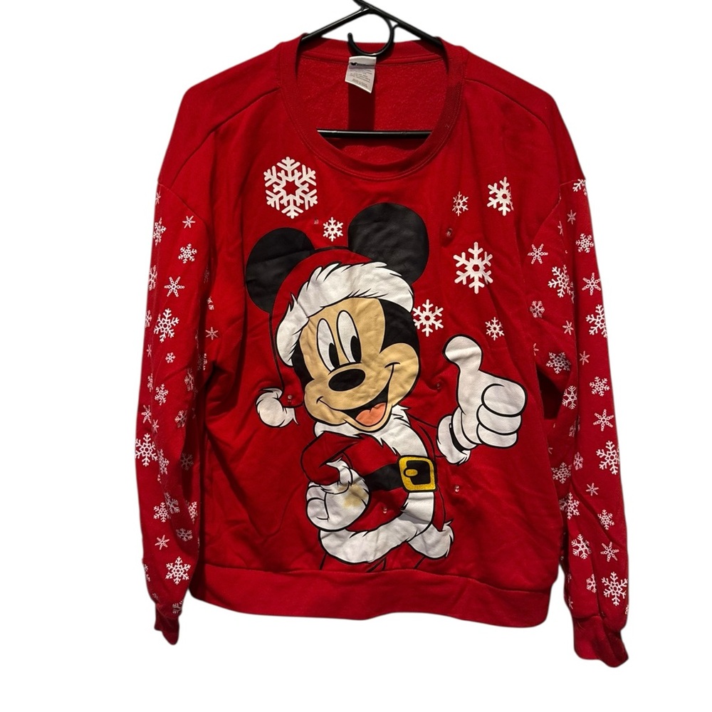 Disney Red Mickey Mouse Sweater
